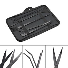 Load image into Gallery viewer, 5Pcs - Black Metal Aquarium Tank Cleaning Tools Kit