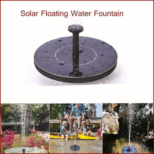 Floating Solar Fountain Pump for Pond